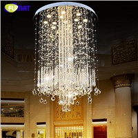 FUMAT K9 Crystal Chandelier Lights Modern Crystal Chandeliers Lamps For Villa Penthouse Spiral LED K9 Crystal Chandeliers Lamp
