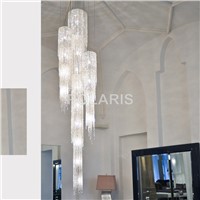 Modern Luxury LED Lead Crystal Chandelier Lighting Large Hanging Lights Cristal Lamps for Villa Dining Room and Hotel Decoration