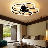Surface mounted modern led ceiling chandelier lights for living room bedroom