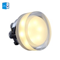 [DBF]Round Crystal LED downlight 1W 3W 5W 7W led recessed Ceiling Light Spot down light for home decora kitchen