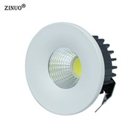 ZINUO 5pcs 3W COB Mini Led Spot light Mini Led Downlight Cabinet Lamps AC85-265V Led Ceiling Recessed Downlight With Led Driver