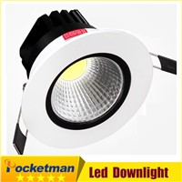 Recessed led downlight cob 5W 7W 9W 12W dimming LED Spot light led ceiling lamp 85-265V LED lamp zk40