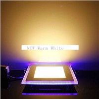 20W Square Acrylic Led Ceiling Panel Light Lamp Bulb Downlight Warm Cold White Blue For Home Living Room Indoor Lighting