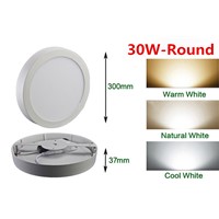 Led ceiling lights 30W surface mounted luminaria lamp 2835smd Natural White/Cold white AC 85V-265V CE&amp;amp;amp;ROHS by DHL 20pcs/lot