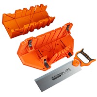 Mitre box with back saw 0/45/90 degree pruning saw wood cutting hand saw hardware tools