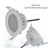 (6pcs/lot) New Arrival 15W Waterproof IP65 Dimmable LED Downlight COB15W Dimming LED Spot Light LED Ceiling Lamp For Bathroom