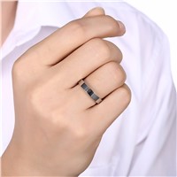 LINDAJOUX Round Silver Color Cross Ring 4mm Wide 316L Stainless Steel Rings for Men Fashion Jewelry Party Christmas Gift