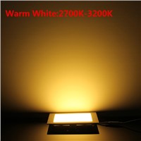 AC 12V/24V 3W-25W Square LED Ceiling Light Recessed Kitchen Bathroom Lamp LED Down light Warm White/Cool White +Driver
