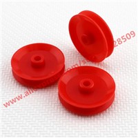 5 pcs/lot Concave wheel DIY Parts Model of the wheel  29 mm Red ABS Belt Pulley Model Mini Belt Transmission Pulley