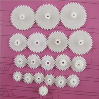 Retail 19 different gears kit  Double layer plastic gear bag diy reduction gear motor diy toy gears