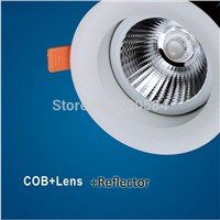 small size,big power 22w cob light with beam angle 13,23 professional 4 inch downlight SAA UL CE approved
