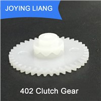 402 Clutch Gear Modulus 0.5 POM Plastic Gear Clutch Set Toy Model Accessory (100pcs 402B Gear + 100pcs 2A Gear Cover )