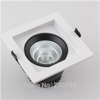 high ceiling 40w LED Recessed Square Downlight high power glare free lighting fixture cut-hole 170mm
