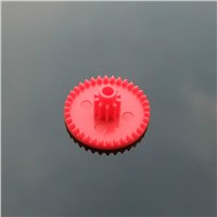 Red Crown Gear C36102B Front Red Modulus  0.4M Plastic Gear DIY Technology Model Pinions