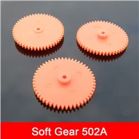 Soft Orange 502A Single Gear 50 Tooth Soft Single-layer 26mm Gear Wheels (10pcs/lot)
