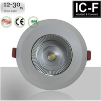 CI-F LED light recessed very bright downlight, even distribution light 7w 10w 12w 15w 20w 25w 30w CE RoHS SAA