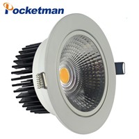 12W Led Downlight Dimmable Recessed Downlight 9W 7W 5W Cob Dimming LED Spot Light Led Ceiling Lamp AC 220V