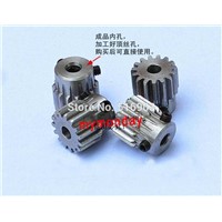 Spur Gear pinion 16T 16Teeth Mod 1 M=1 Bore 4mm 5mm 6mm 8mm Right Teeth 45# steel CNC gear rack transmission