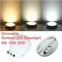 Dimmable 10ps 25W  LED Light Surface Mouted Ceiling Downlight Panel LED Light with driver High Lumens LED Down Light