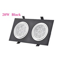 Freeshipping 1X 12w 20W 28W led Ceiling dimmable Epistar LED ceiling lamp Recessed Spot light Downlight 110V-220V
