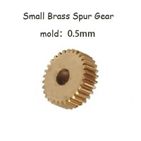 2pcs/lot 0.5M 52 Teeth Small Brass Spur Gear DIY motor Gear CNC lathe machining parts