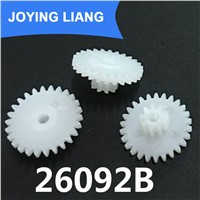 26092B Gears Module 0.5 Plastic Gear Double Layers 26 Teeth / 9 Teeth Loose 2mm Shaft Hole (2500pcs/lot)