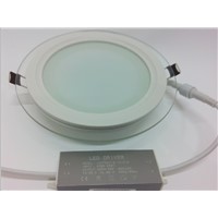 6W 12W 18W SMD 5730 Round LED Downlight Glass Material 85-265V Warm white Cool white CE ROSH 6Watt 12 Watt 18 Watt 10pcs/lot DHL