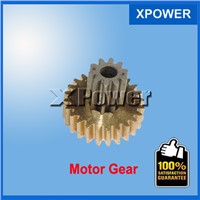 2pcs M0.5-24T+10T Metal Spur Gear Double Gear Inner Diameter 2.5mm 0.5 Modulus 24+10T Motor Height 4mm Accessories Gear