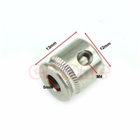 MK7 Stainless Steel Extruder Drive Gear Hobbed Gear For Reprap 3D Printer #L057# new hot