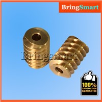 5pcs A58 Gear Motor Screw Helical Gear Metal Worm Cylindrical Gear For A58 Double Shaft Worm Reducer Gearbox Gear Part 1:17 1:31