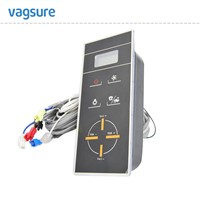 black LCD display induction digital shower radio panel, shower room control panel shower cabin accessories