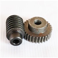 1.25M-50Teeths  gear hole:10mm  rod hole:8mm   45# steel worm gear wheel speed reducer