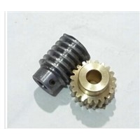 42L-E501 1.5M 20Teeth Copper Worm Gear Hole 8mm Carbon Steel Rod Hole 8mm Reduce  Transmission Parts