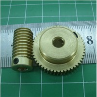 0.5M - 30Teeths Worm Gear+Rod  High Speed Reduction Ratio 1:30 Toys Speed Reducer Motor Accessories