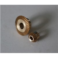 0.5M-20/40T(Speed ratio-1:2) Precision mini copper bevel gear--inner hole:4mm/6mm