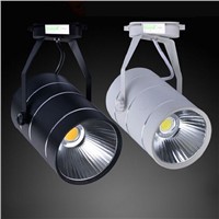 Free Shipping LED Track Light 30W COB Rail Lights Spotlight Equal 200W Halogen Lamp Warm Cold Natural White 85-265V/AC