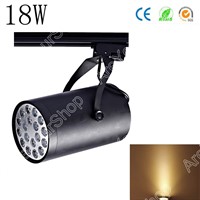 Areyourshop Sale Black White 18W AC LED Track Rail Ceiling Spot Light Downlight Shop Lamp Bulb Alumi