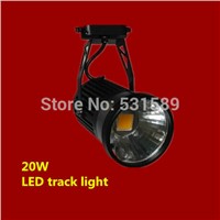 Free shipping 20w LED Track Spotlight 85~100LM/W Track light AC85~265V,Integrated chips 2 PIN 20pcs/lot