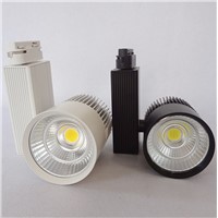 Free Shipping LED Track Light 30W COB Rail Light Spotlight Lamp  Warm/Cold/ Natural White COB Led Track lamp AC85-265V