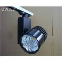3 Phase/4 Wire  Europe Stype LED Track light  20W 30W Accent Clothes Store, Commercial Lighting