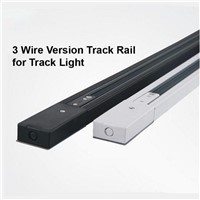 20pcs/lot pcs/lot 1m LED Track Light Rail 3 Wire Track Lighting Fixture Rail For Track Lights Universal Rails Track Lamp Rail