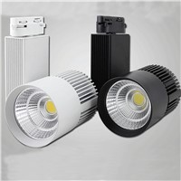 LED Track Light 30W COB Rail Lights Spotlight Equal 300W Halogen Lamp 45mil 110v 120v 220v 230v 240v Warm Cold Natural White