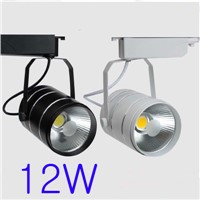 AC90-260V 12W Best Quality Cob Led Track Spot Lamp  White/Black Body Aluminum Material