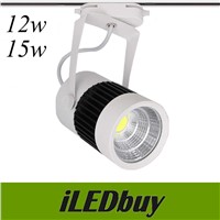 LED Track Light 12W 15W COB Ceiling Rail lights For Pendant Kitchen Clothes Shop Shoes Store Lamps Spot Lighting AC85-265v