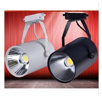 LED Track Light 30W COB Rail Lights Spotlight Equal 300W Halogen Lamp 45mil 110v 120v 220v 230v 240v Warm Cold Natural White