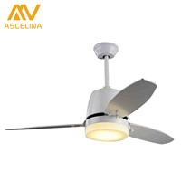 ASCELINA Ceiling Fan With LED Lights Dining Room Cooling Fans Ventilador de teto 3 Blades Remote Speeding Lighting Fixtures