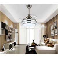 Ceiling fan lights invisible ceiling fan light dining room bedroom dining room quiet simple modern frequency control za FS21