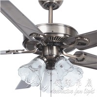 Modern 48 Inch Paint Gold Crystal Ceiling Fans With Lights Dining Room Bedroom Fan Lamp Remote Control