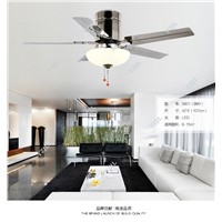 42inch fan lights LED chandelier simple fashionable restaurants iron living room fan lamp fan chandelier with remote control