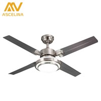 Stainless Steel Ceiling Fan 18W led ceiling lamp surface mounted Wall Lamp AC220V fan remote control with light control LAMP FAN